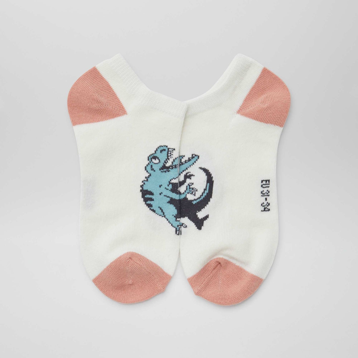 Lot de chaussettes invisibles imprimées VERT
