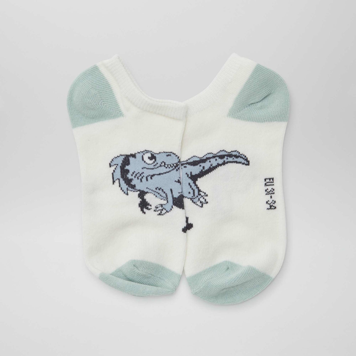 Lot de chaussettes invisibles imprimées VERT