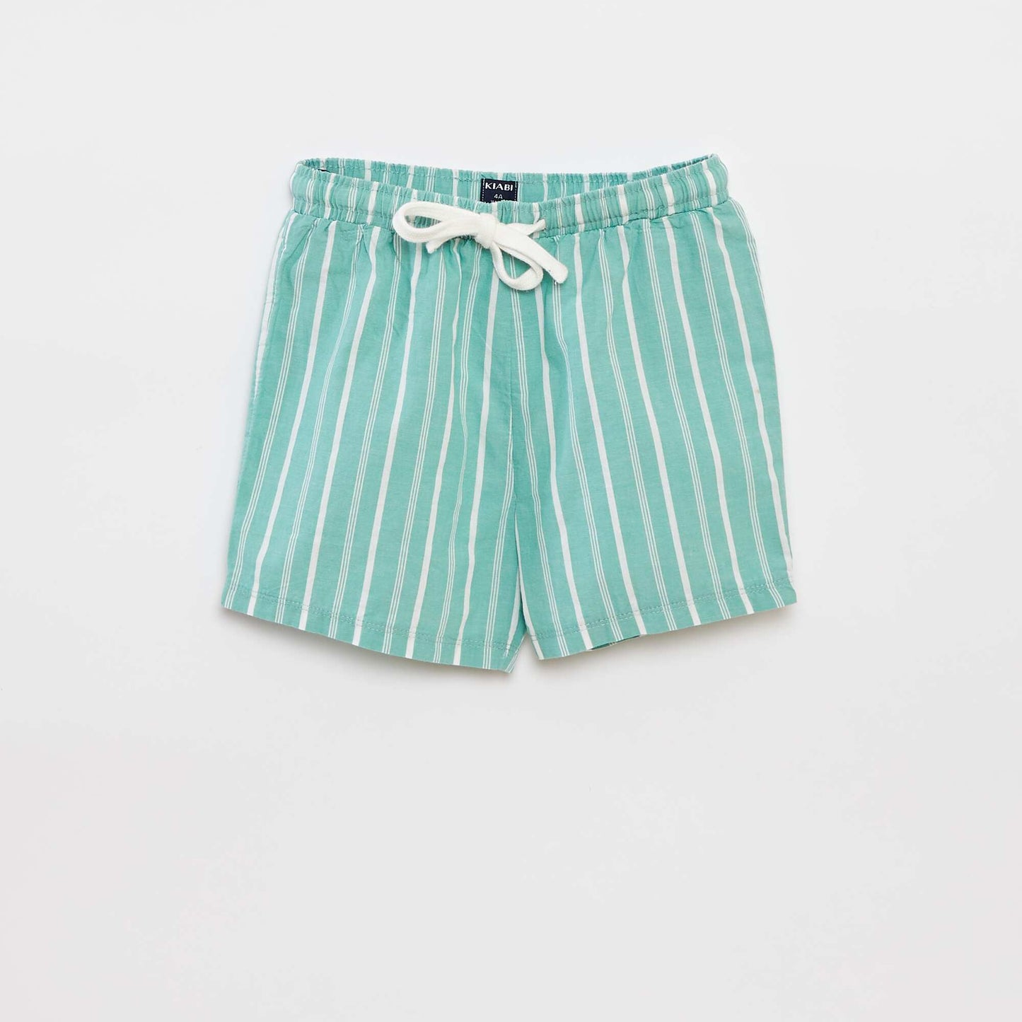 Pyjama court t-shirt + short en popeline - 2 pièces VERT