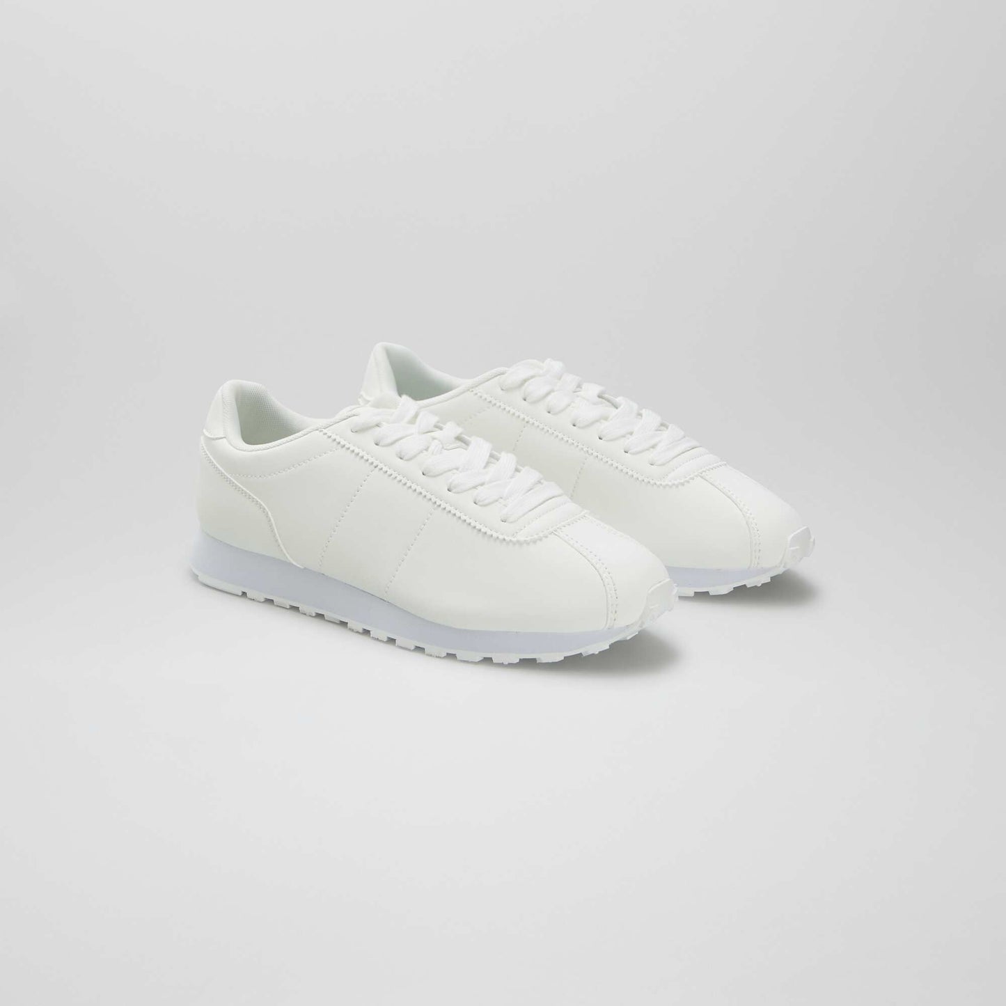 Baskets basses style rétro BLANC