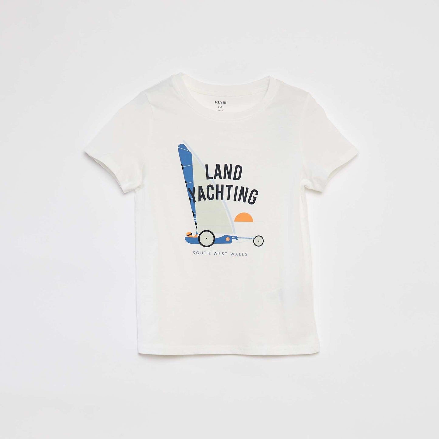 T-shirt imprimé manches courtes BLANC