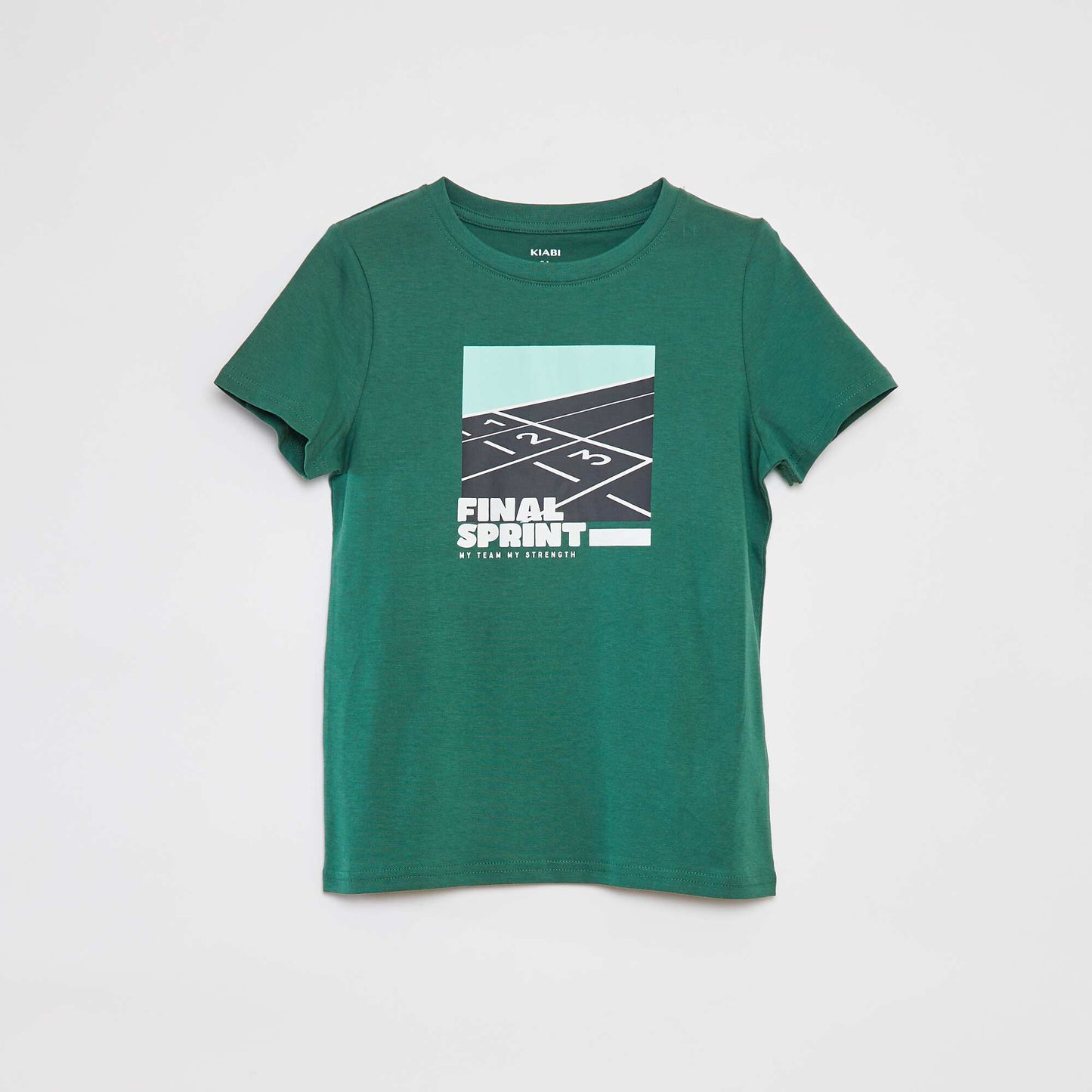 T-shirt imprimé manches courtes VERT