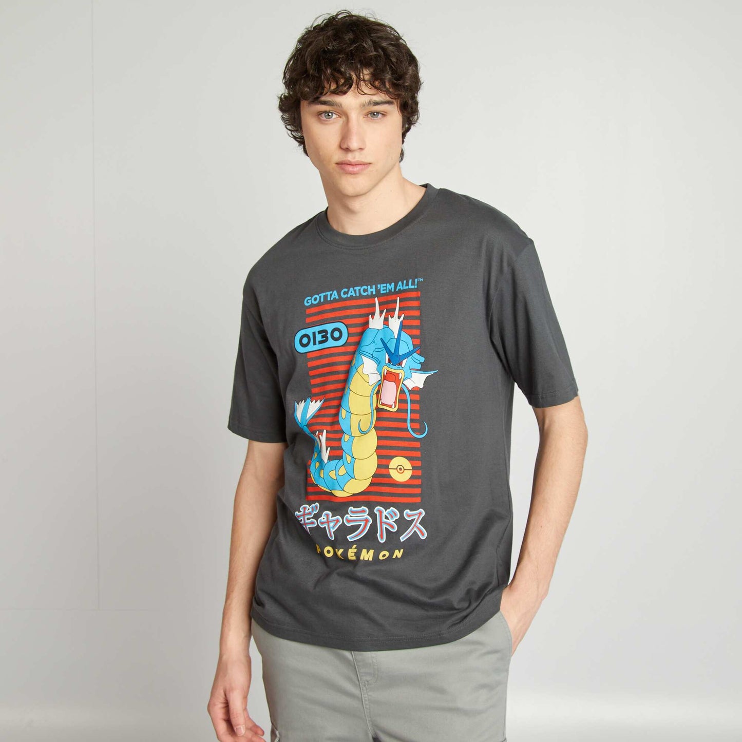 T-shirt 'Pokémon' manches courtes NOIR