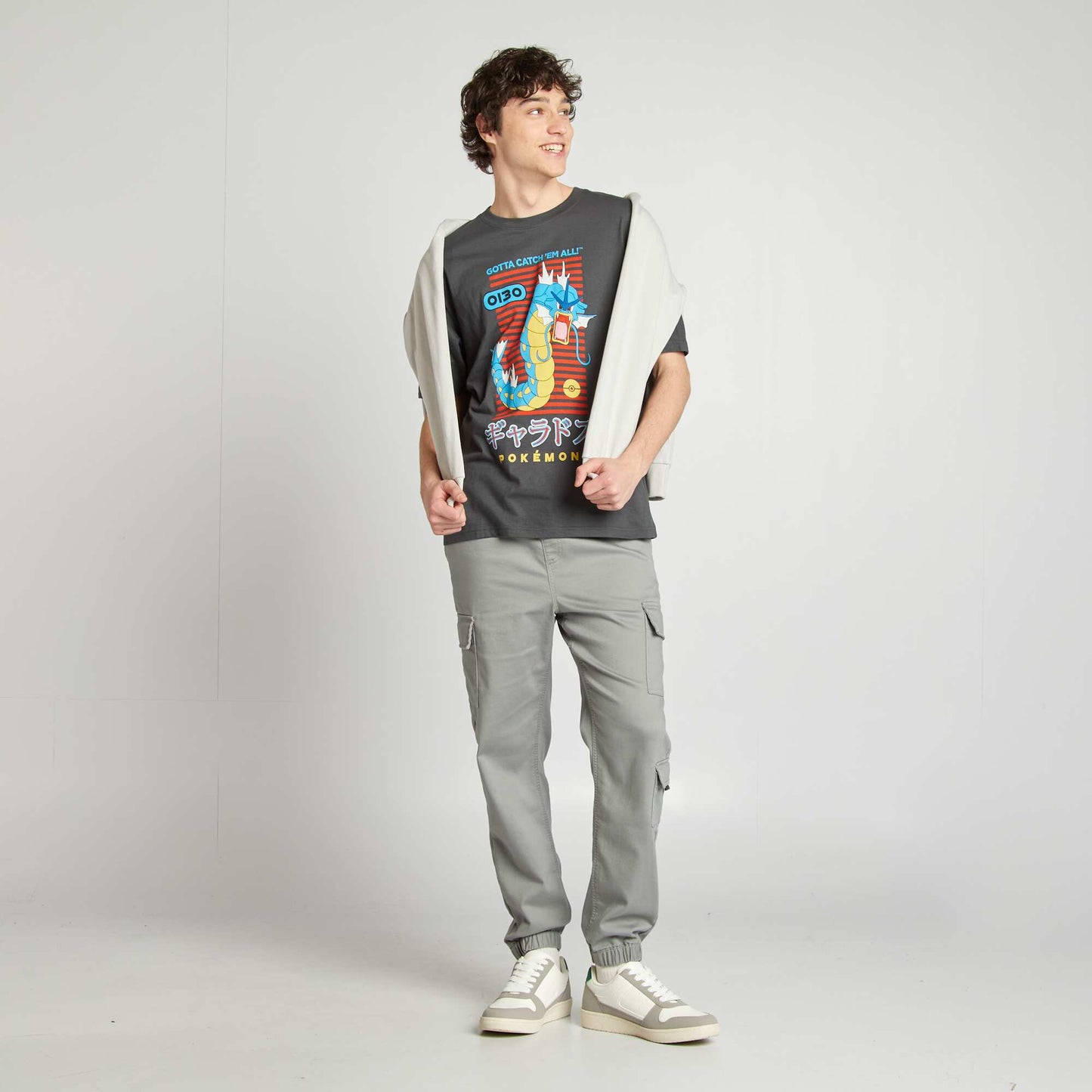 T-shirt 'Pokémon' manches courtes NOIR