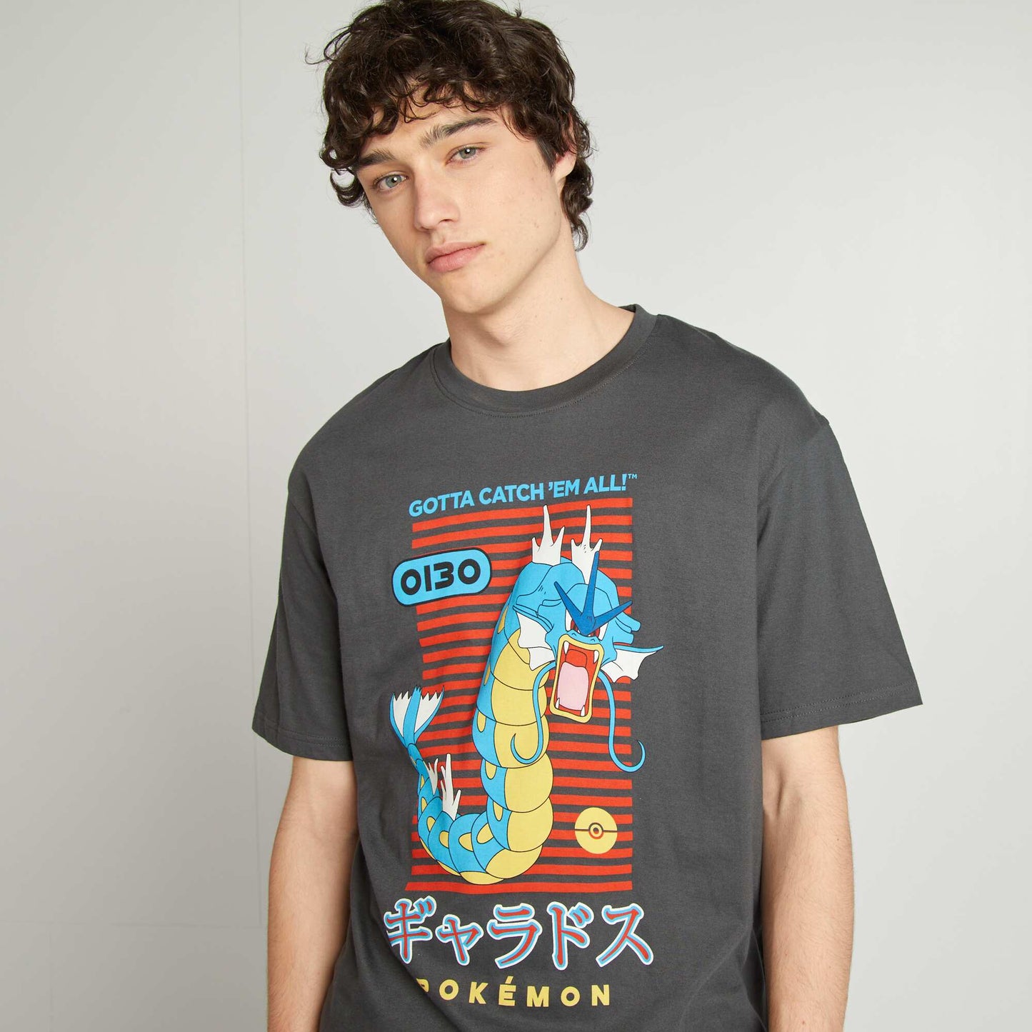 T-shirt 'Pokémon' manches courtes NOIR