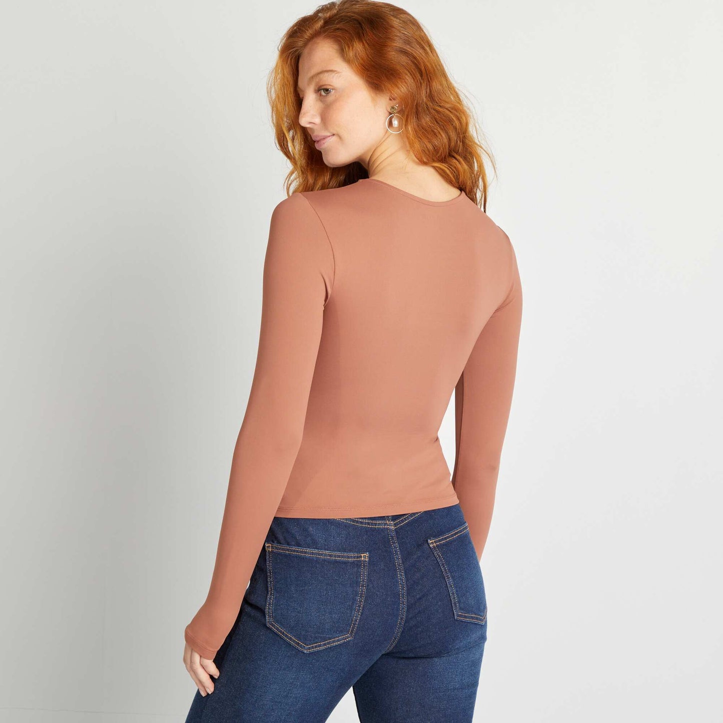 T-shirt en microfibre Rose