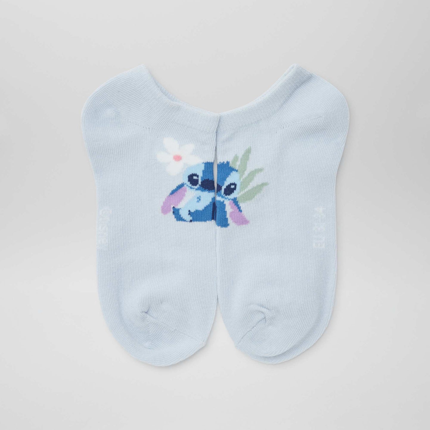 Lot de 3 chaussettes invisibles 'Stitch' 'Disney' BLEU