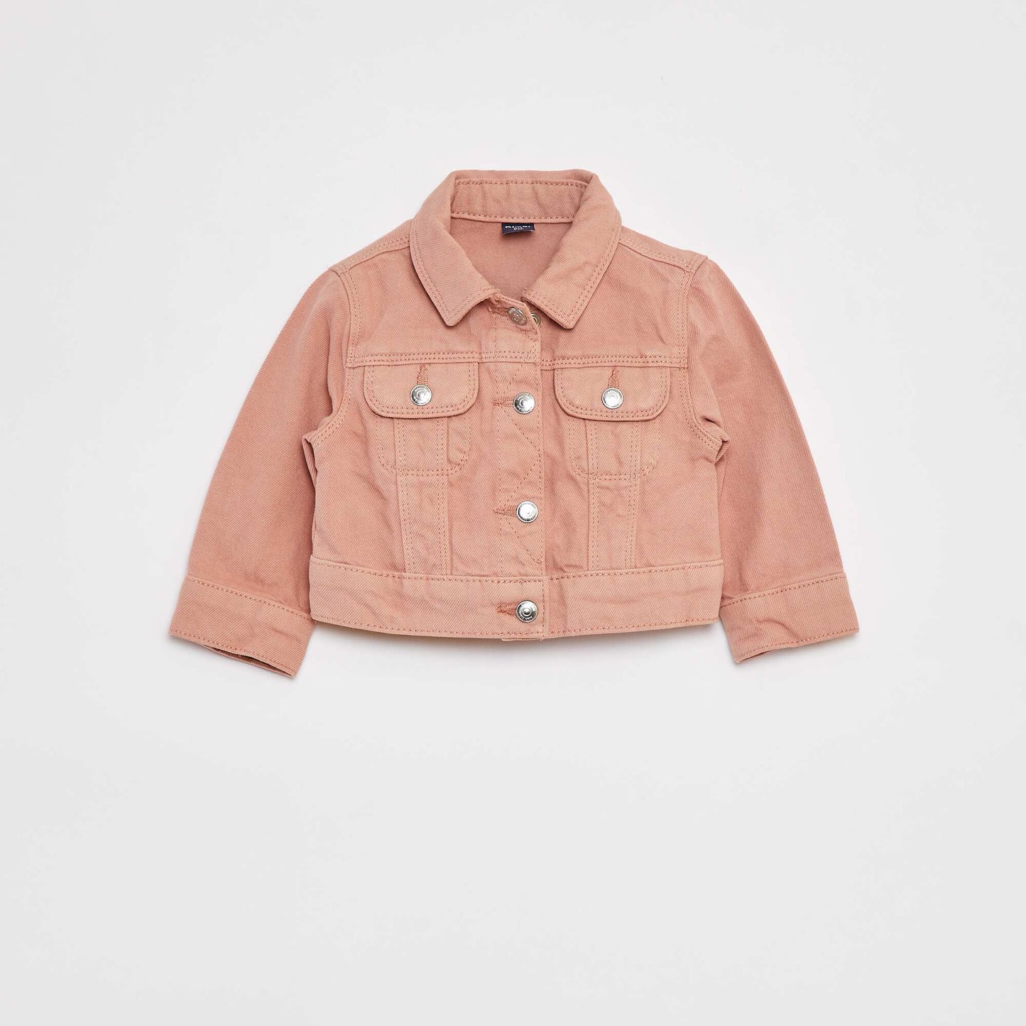 Veste denim avec ouverture pressionnée ROSE