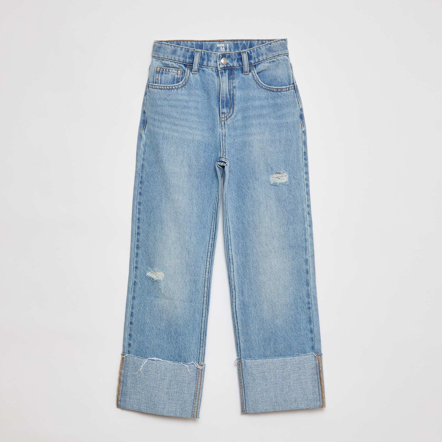 Pantalon en jean large BLEU