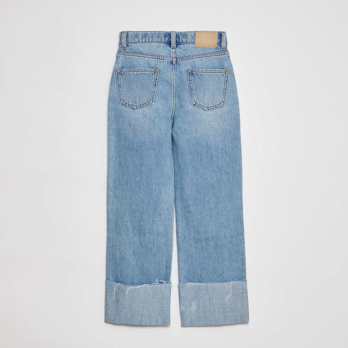 Pantalon en jean large BLEU