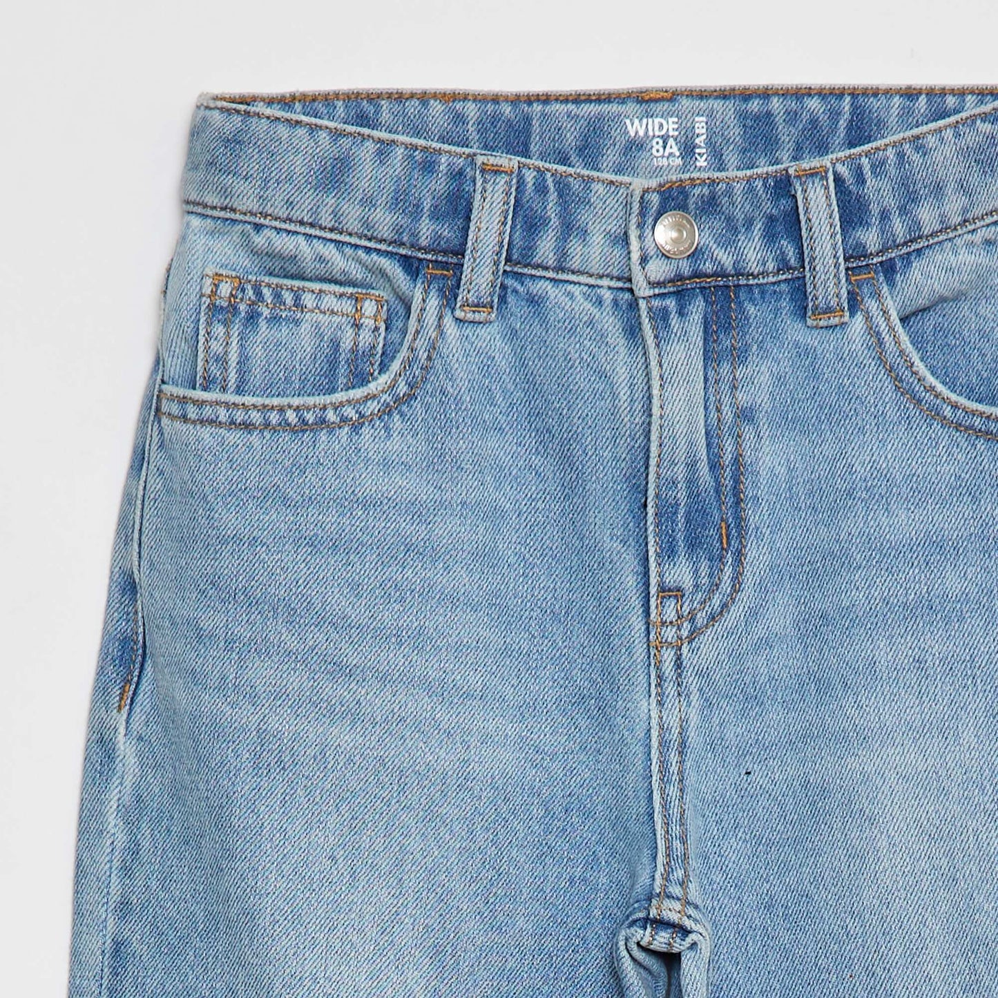 Pantalon en jean large BLEU