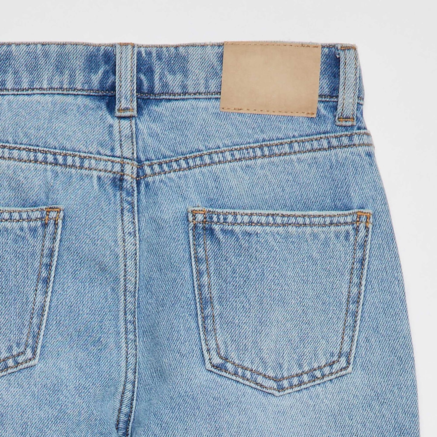 Pantalon en jean large BLEU