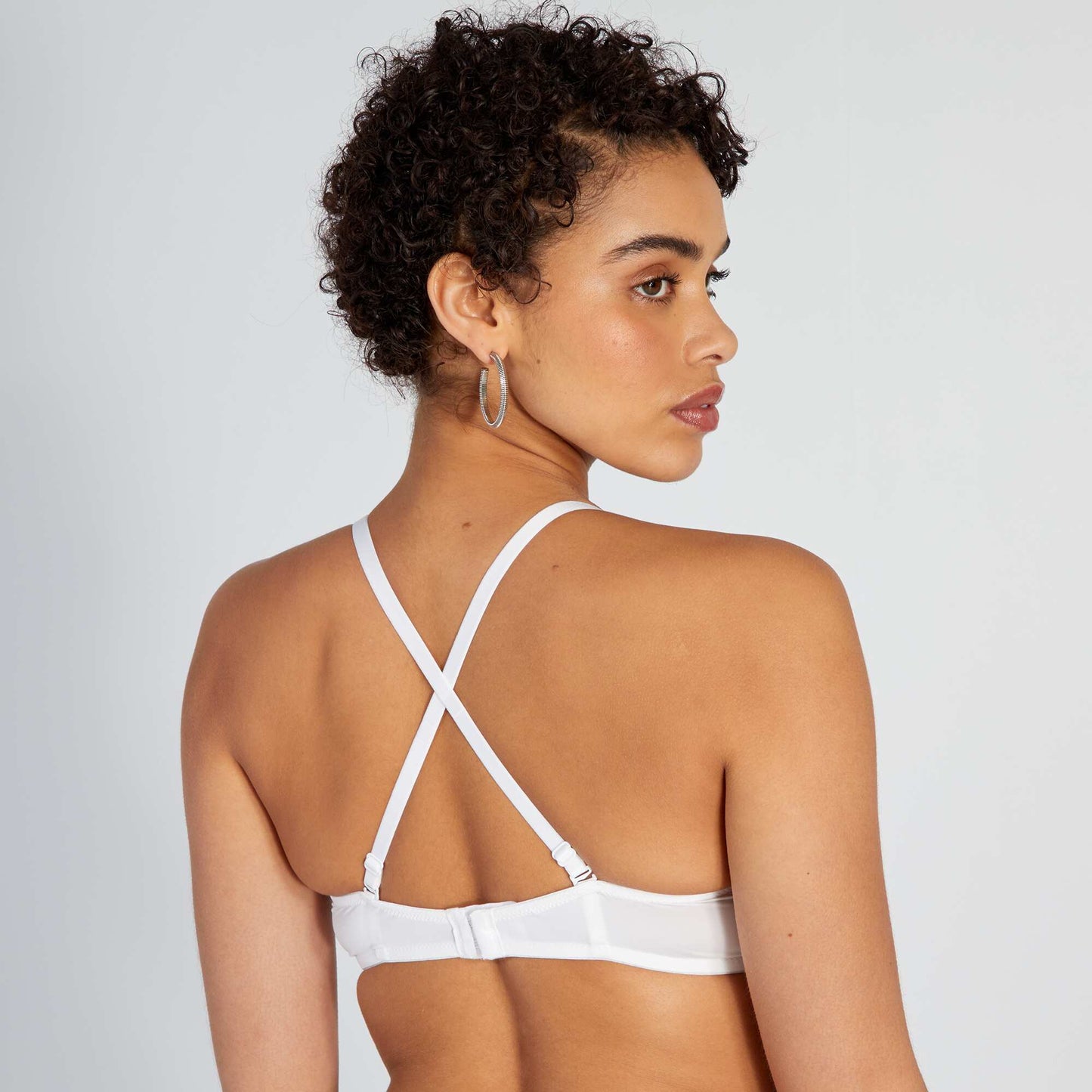 Soutien-gorge bandeau paddé Blanc