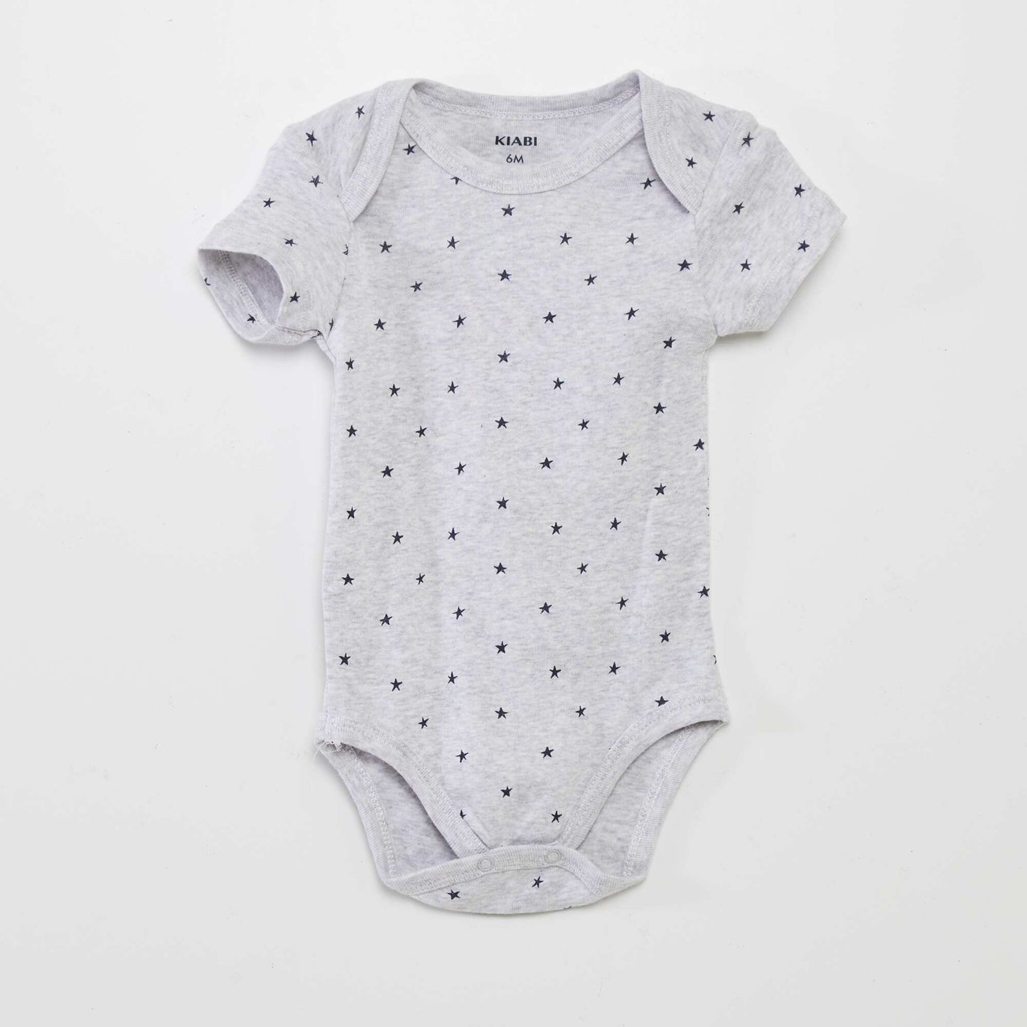 Lot de 3 bodies Blanc/gris/bleu marine