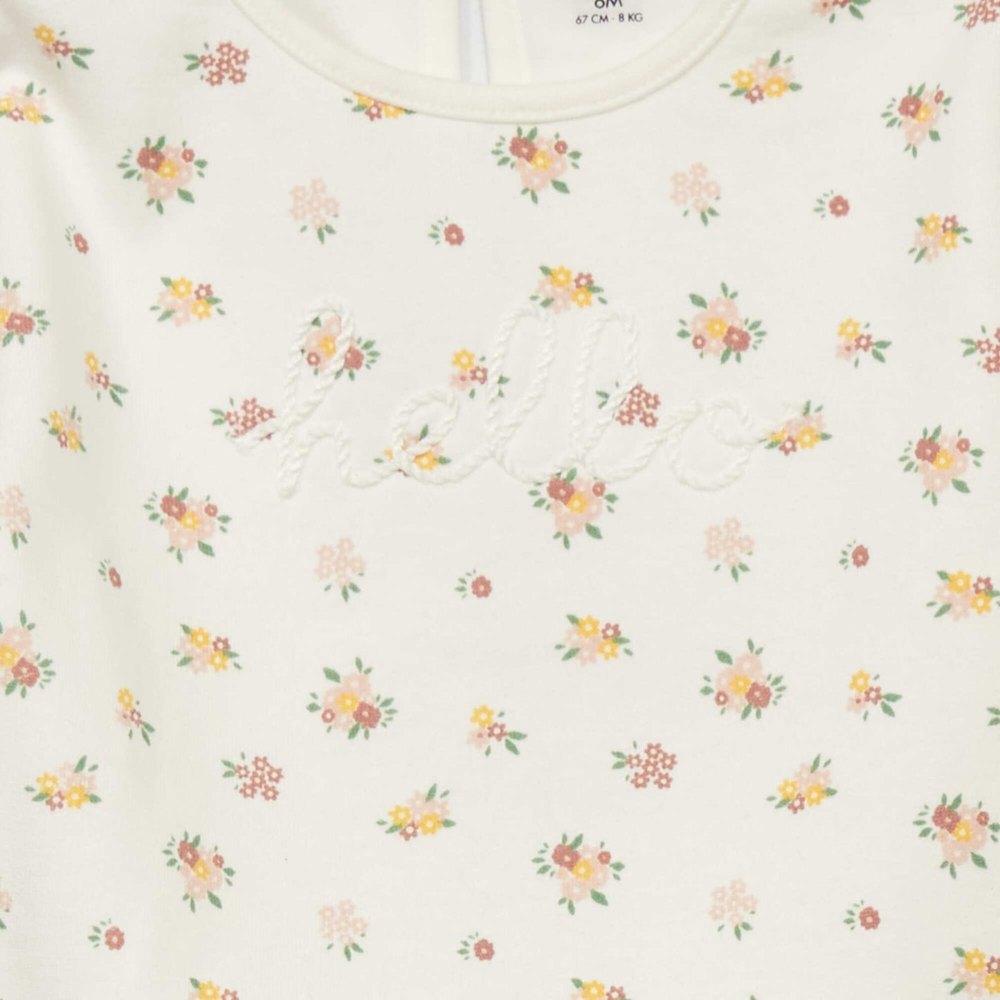 Sweat avec imprimé Blanc