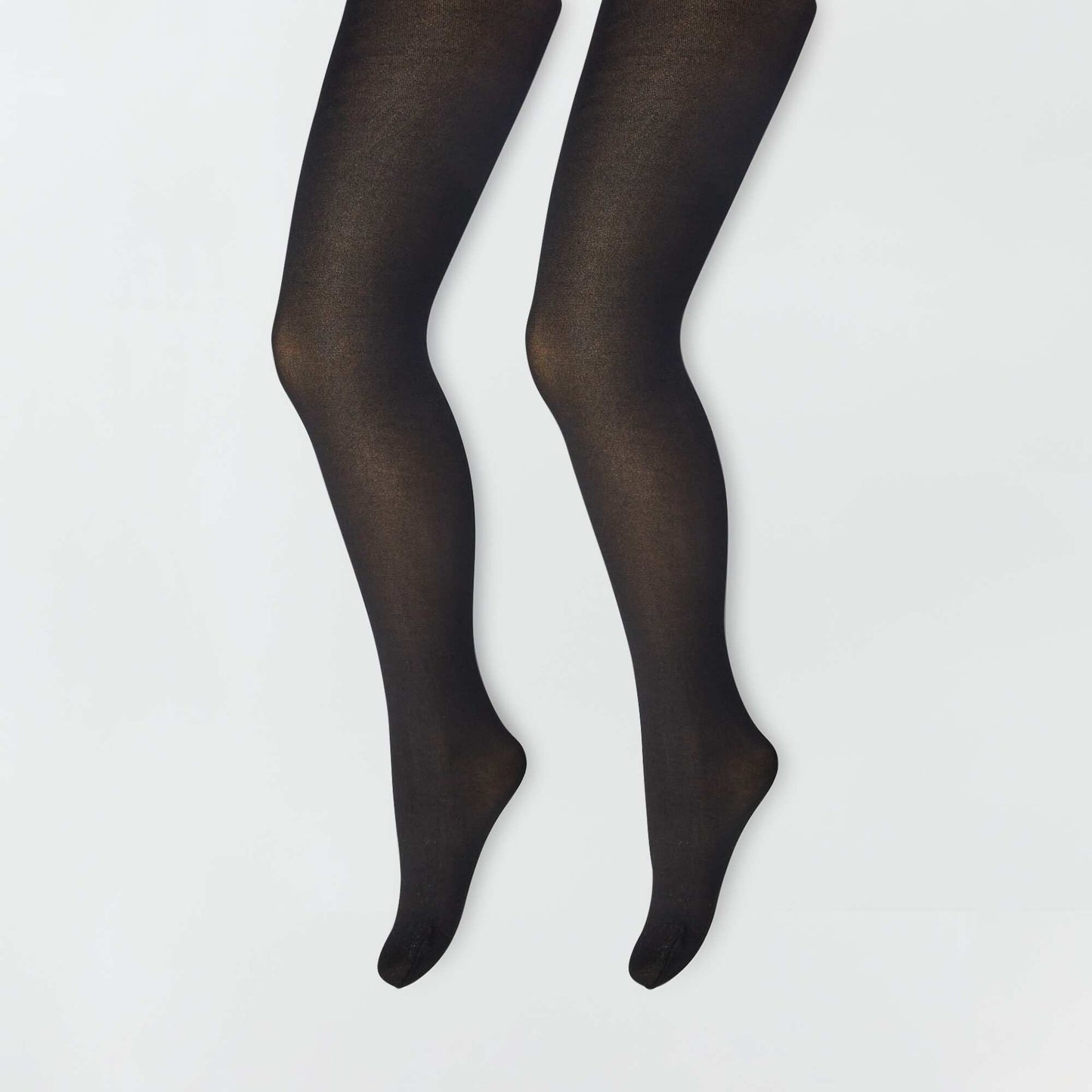 Lot de 2 collants noir