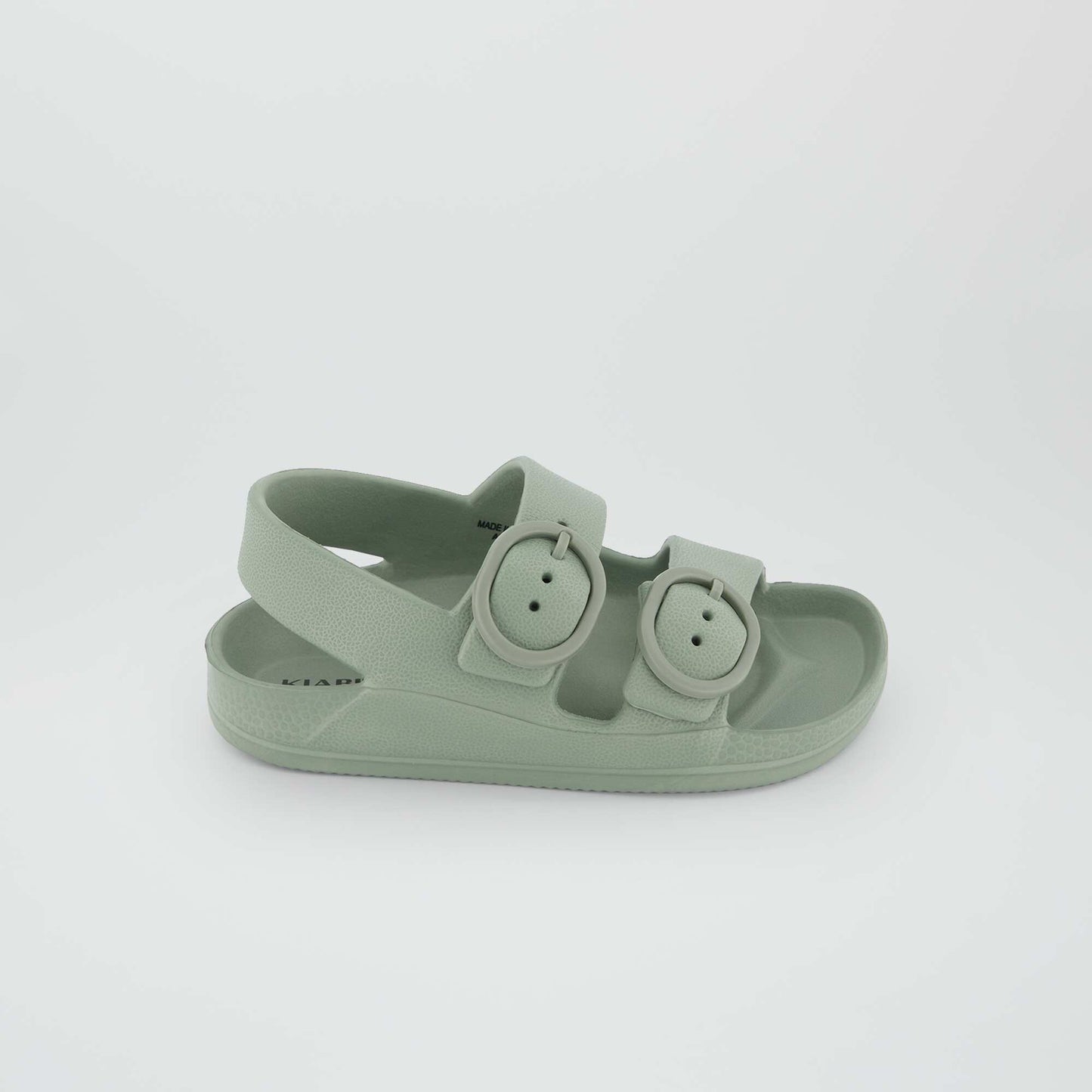 Sandales plates Vert