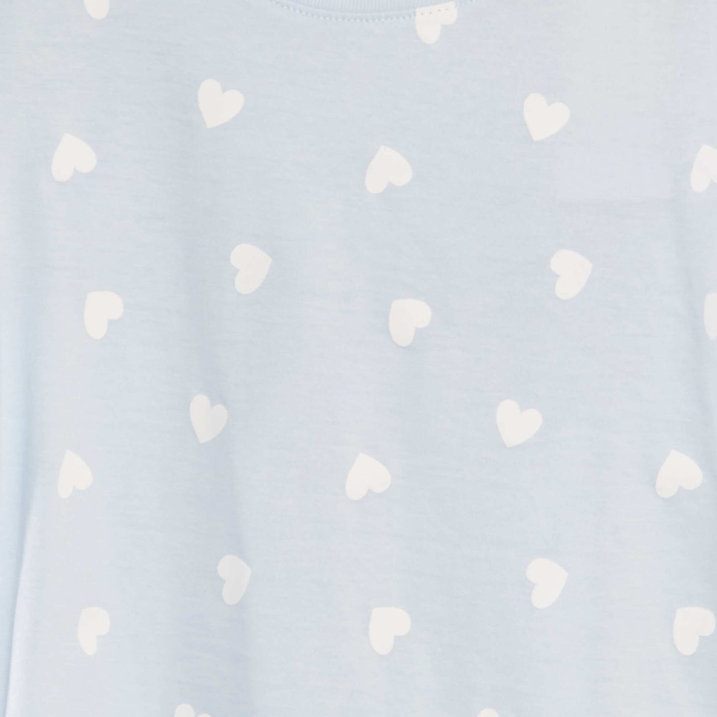 Ensemble de pyjama : T-shirt + short - 2 pièces Bleu clair