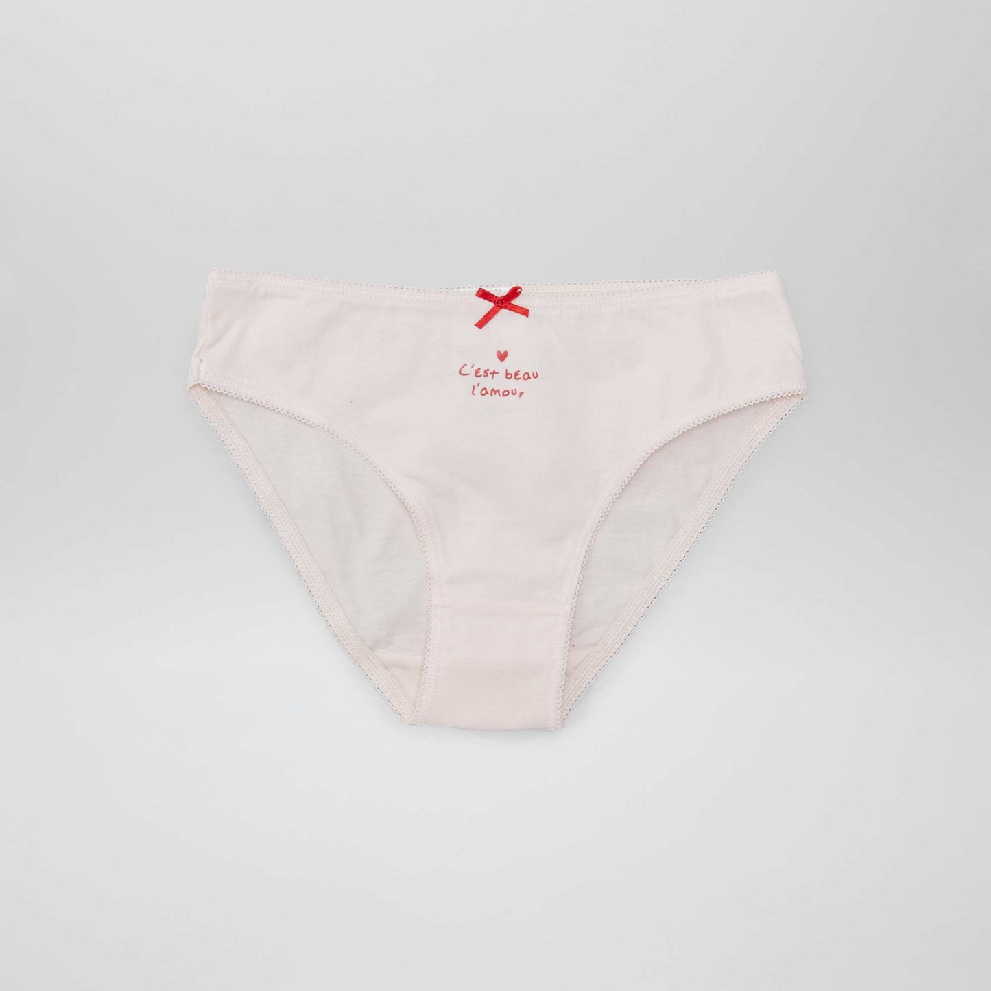 Lot de 7 culottes Blanc/rose/rouge