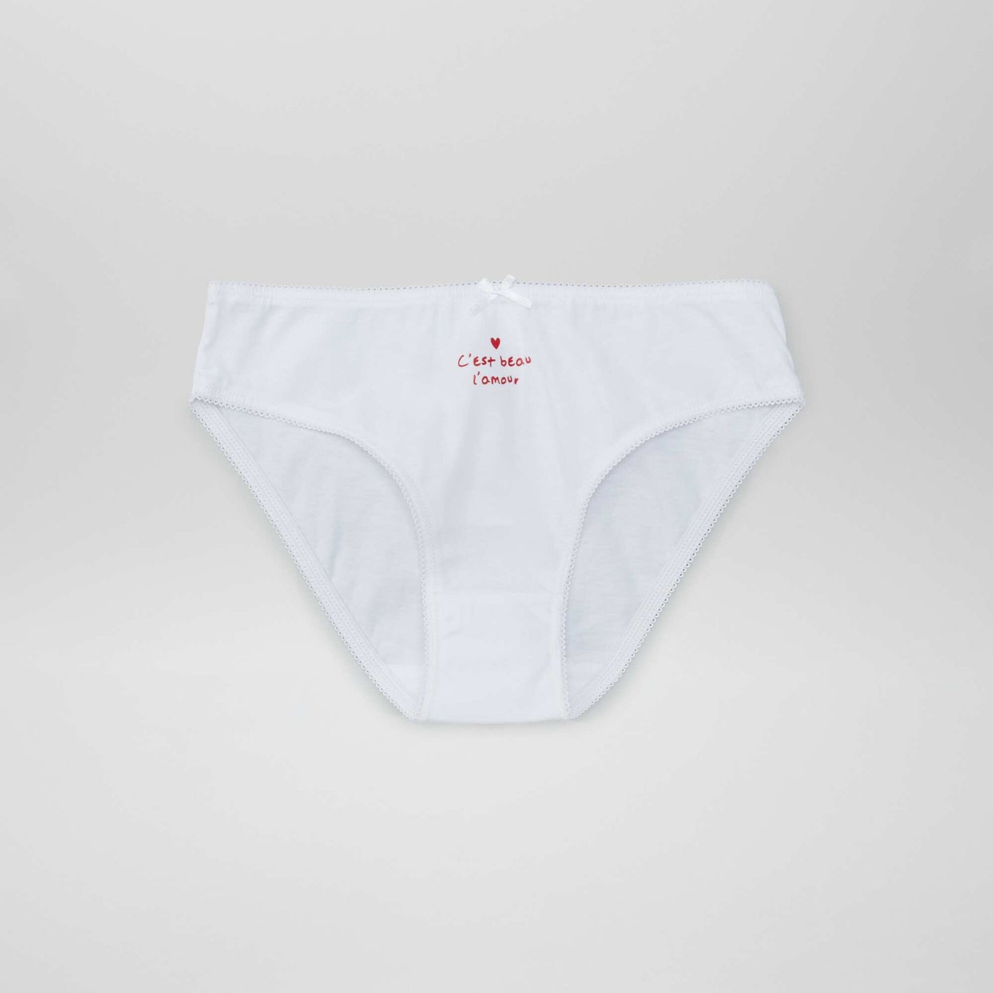 Lot de 7 culottes Blanc/rose/rouge