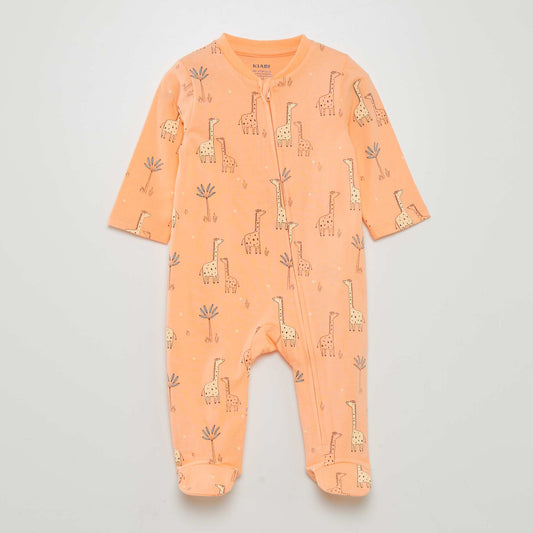Pyjama dors-bien à motif Orange