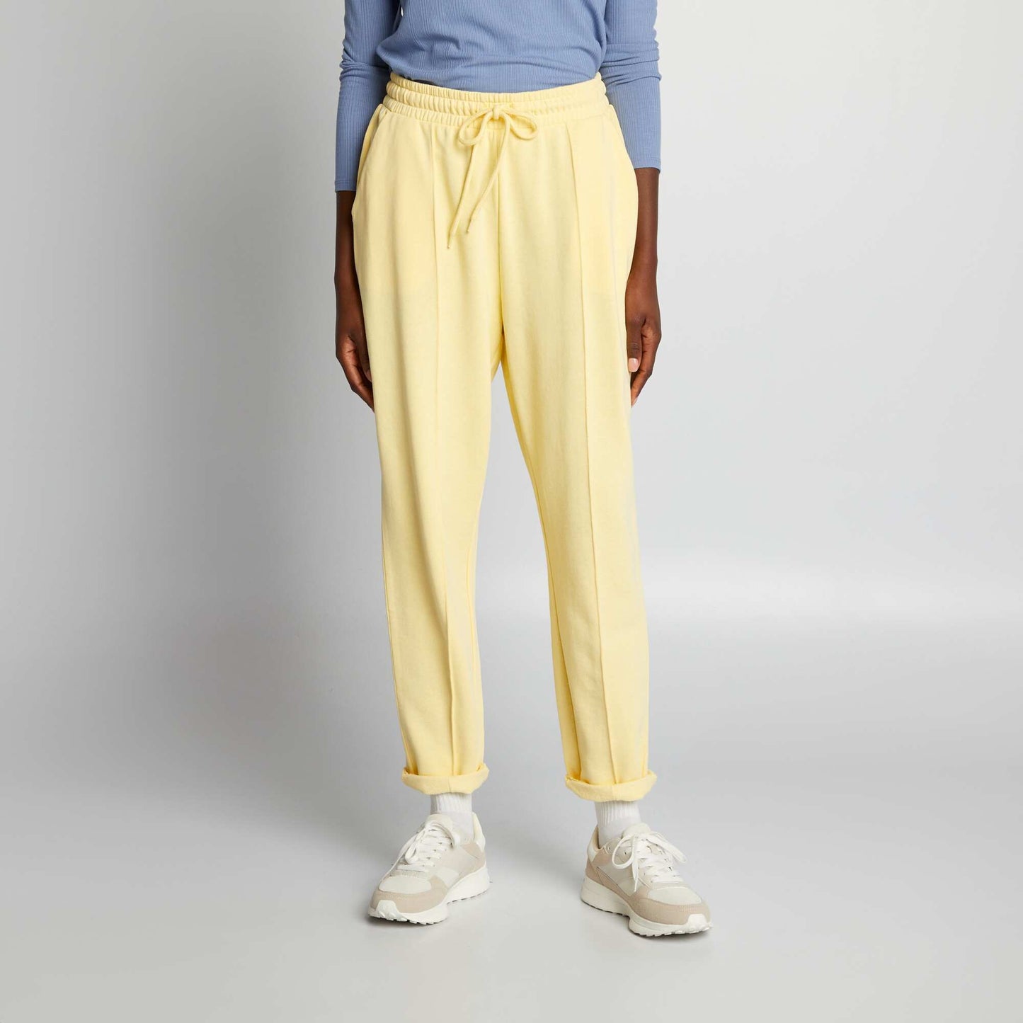 Jogging en molleton Jaune