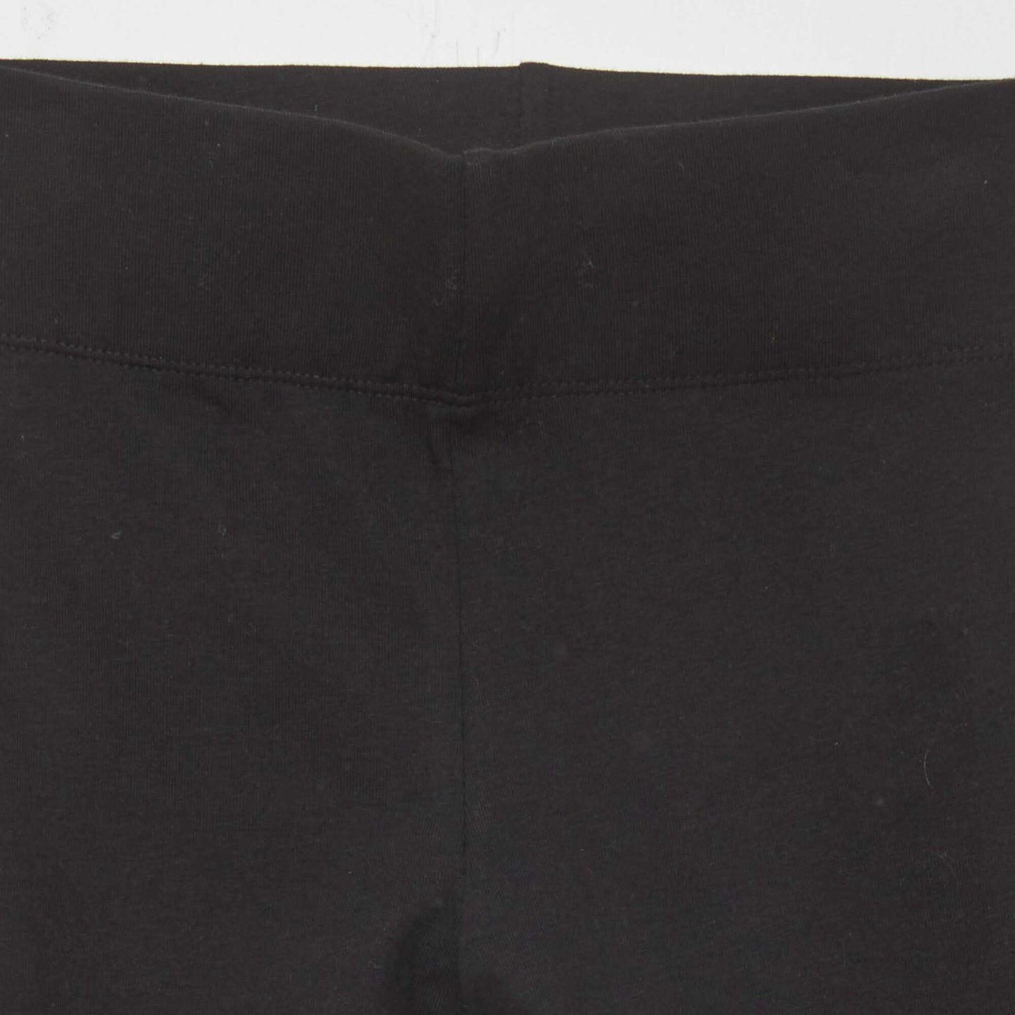 Short cycliste en coton stretch noir