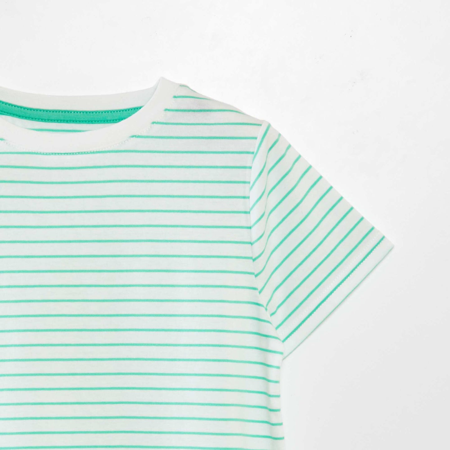 T-shirt rayé Vert