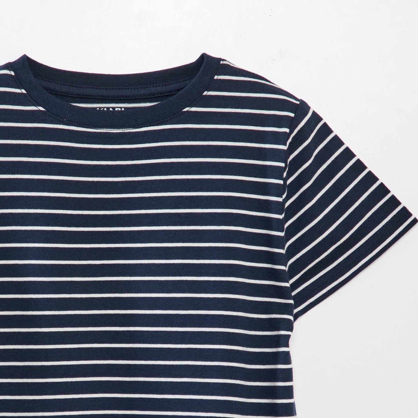 T-shirt rayé Bleu