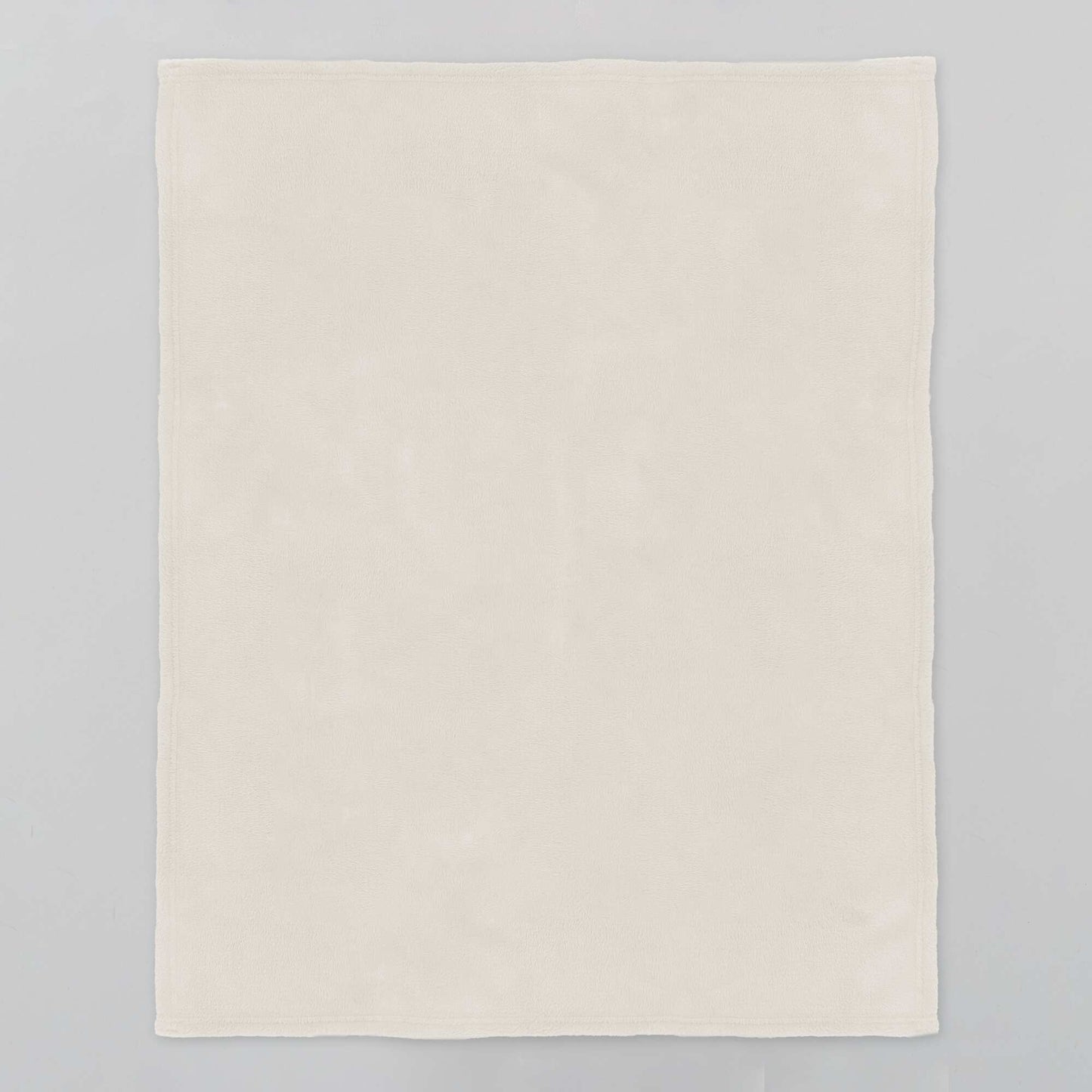 Plaid bébé polaire écru