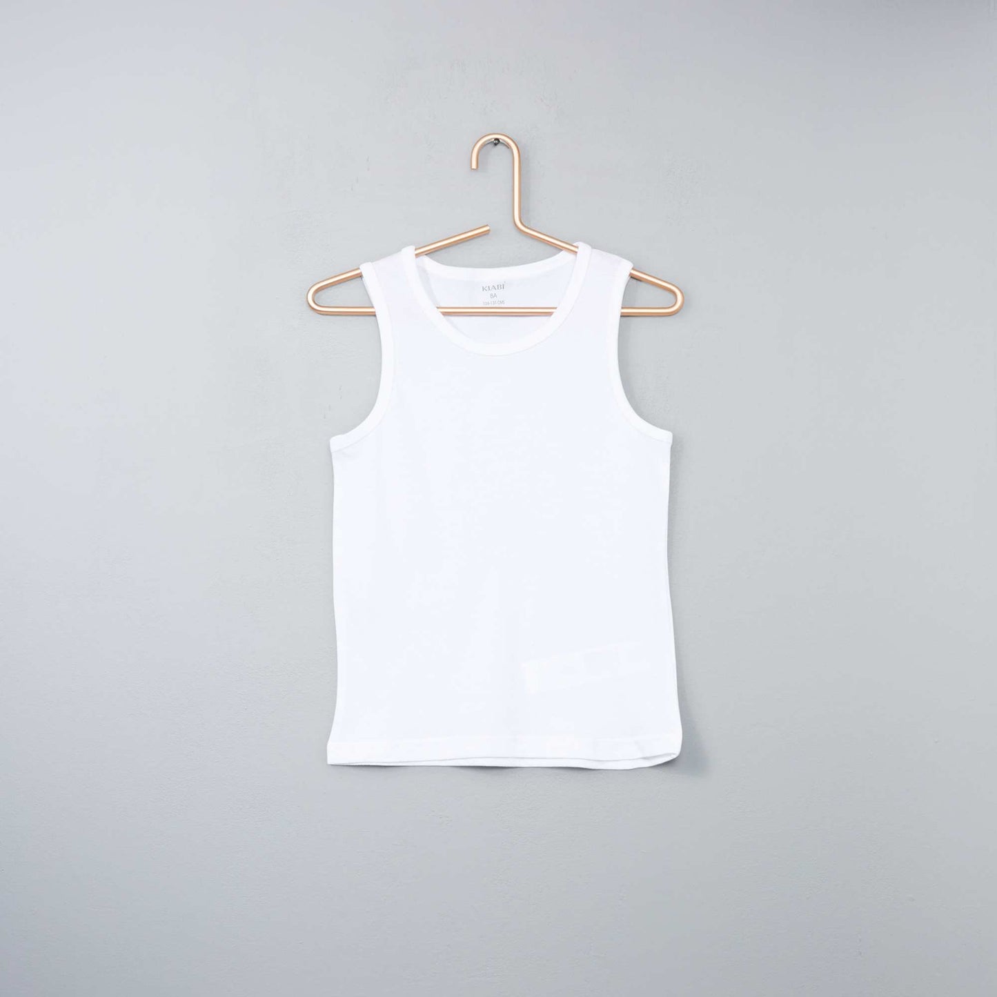Lot 3 maillots de corps en coton blanc