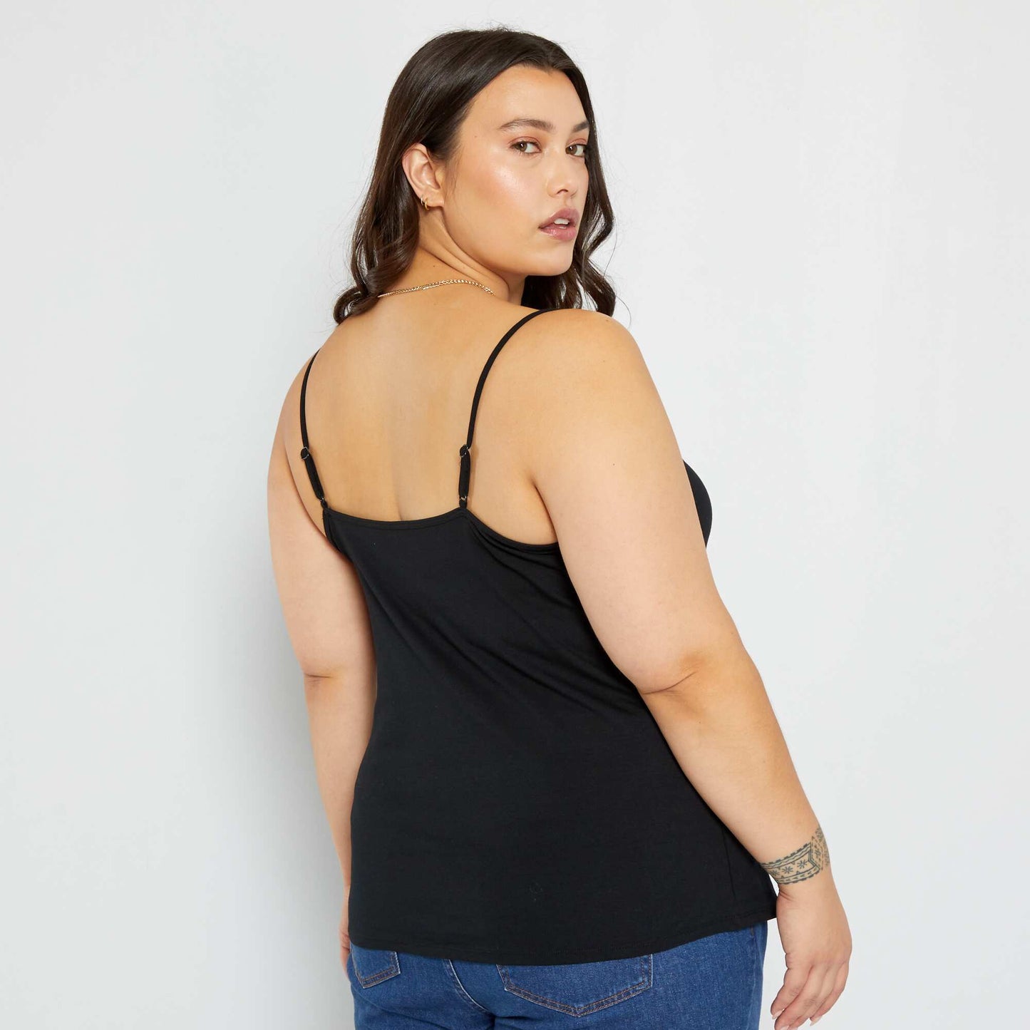 Débardeur fines bretelles noir