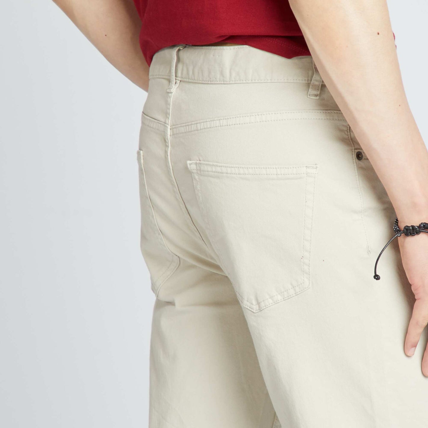 Pantalon slim 5 poches - L32 Gris