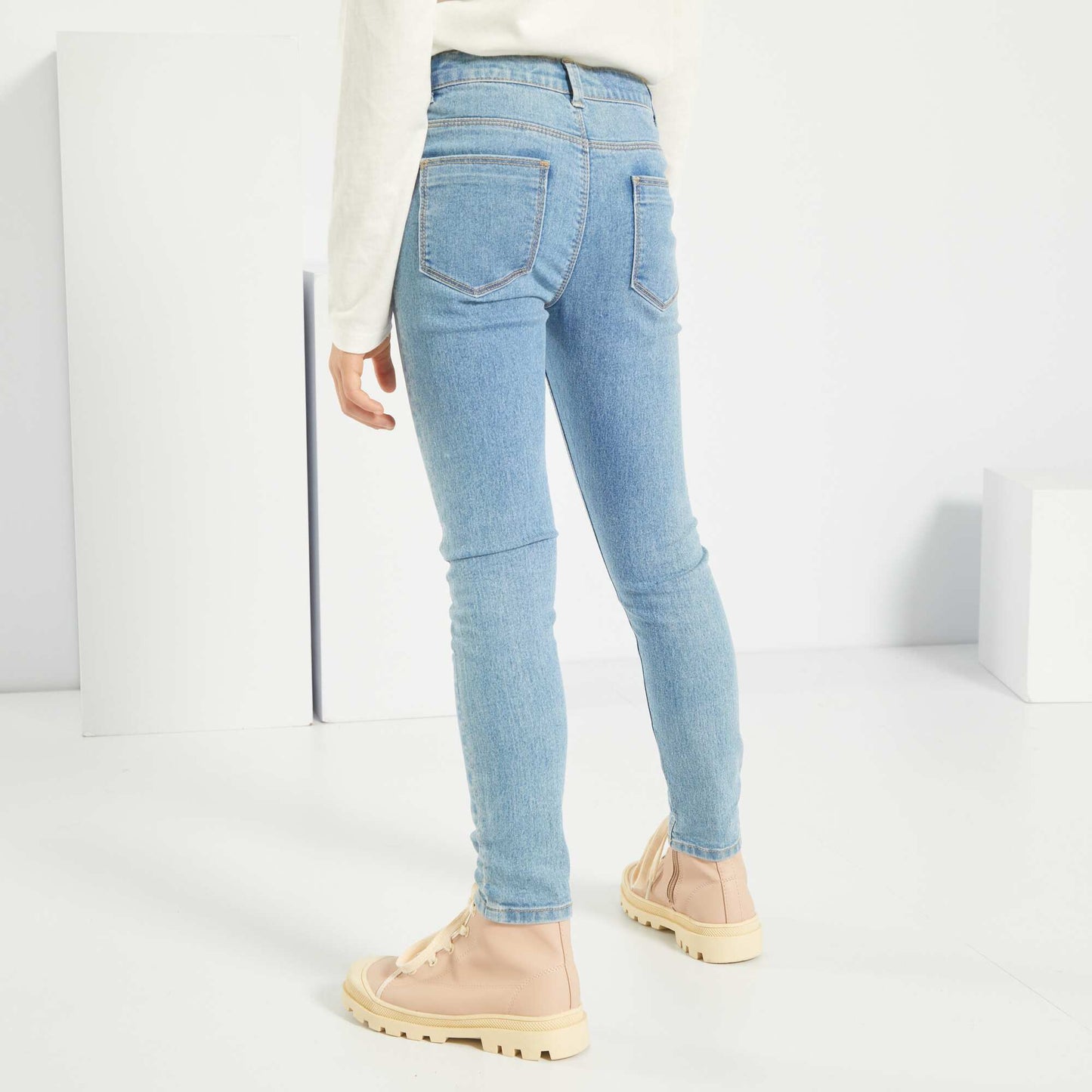 Jean skinny double stone