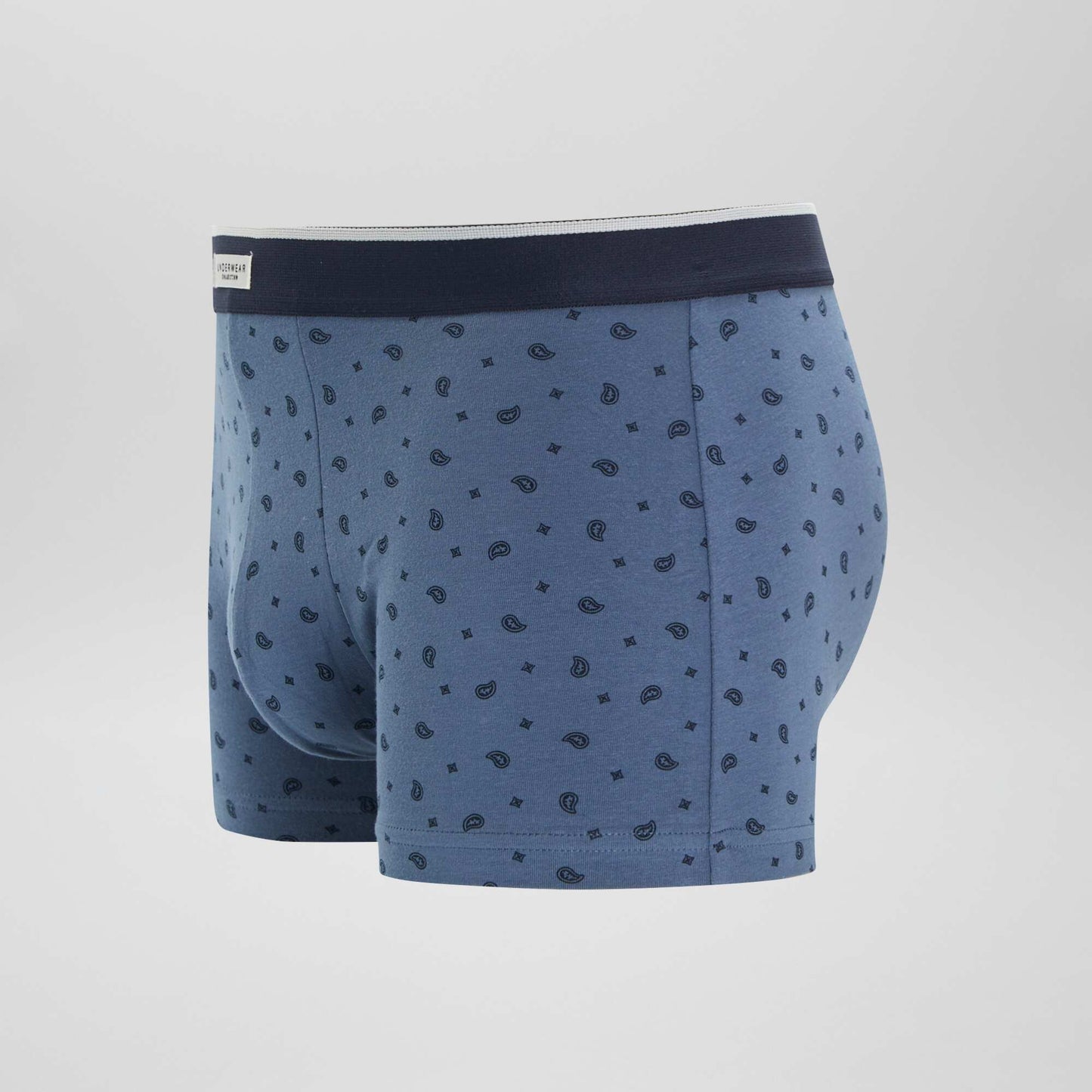 Lot 3 boxers stretch Bleu/rose