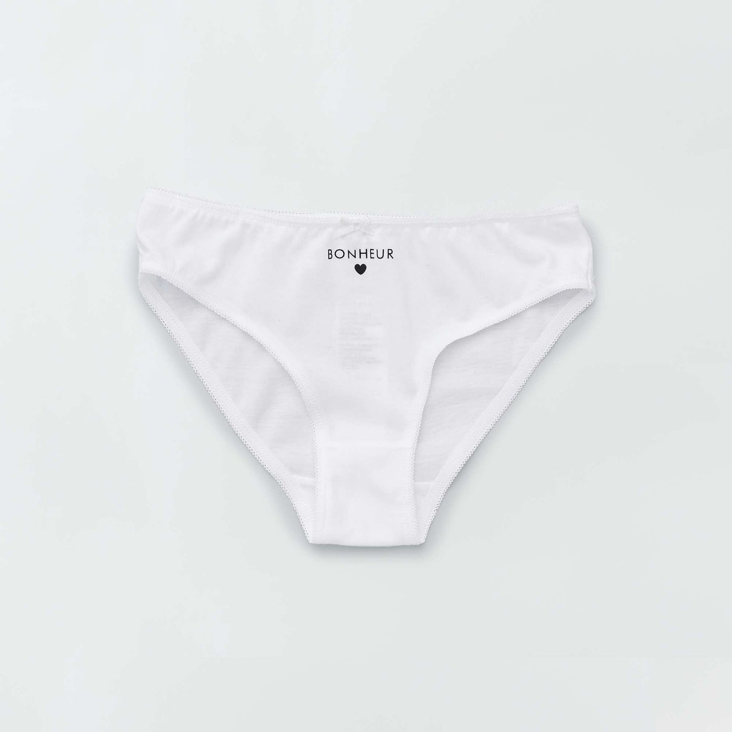 Culottes en jersey avec nœud fantaisie - Lot de 4 Blanc/noir