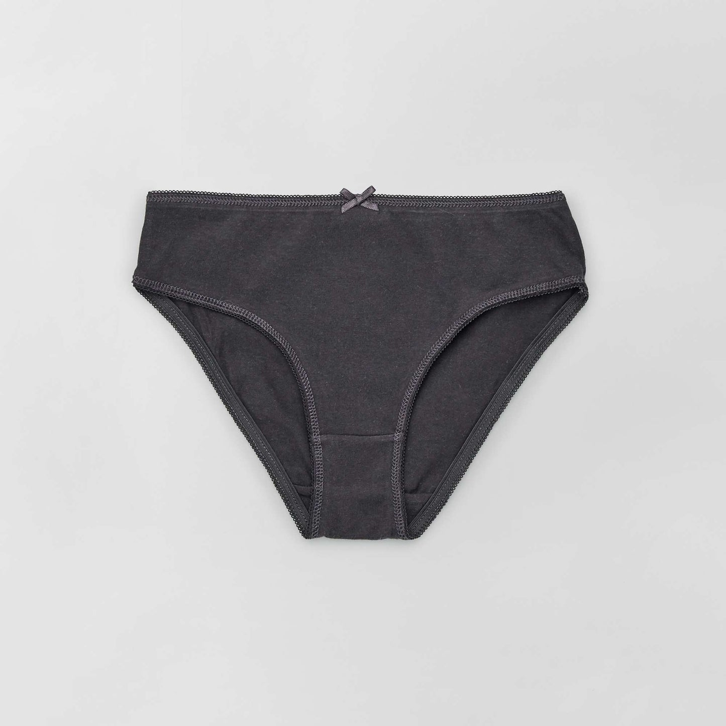 Culottes en jersey avec nœud fantaisie - Lot de 4 Blanc/noir/gris