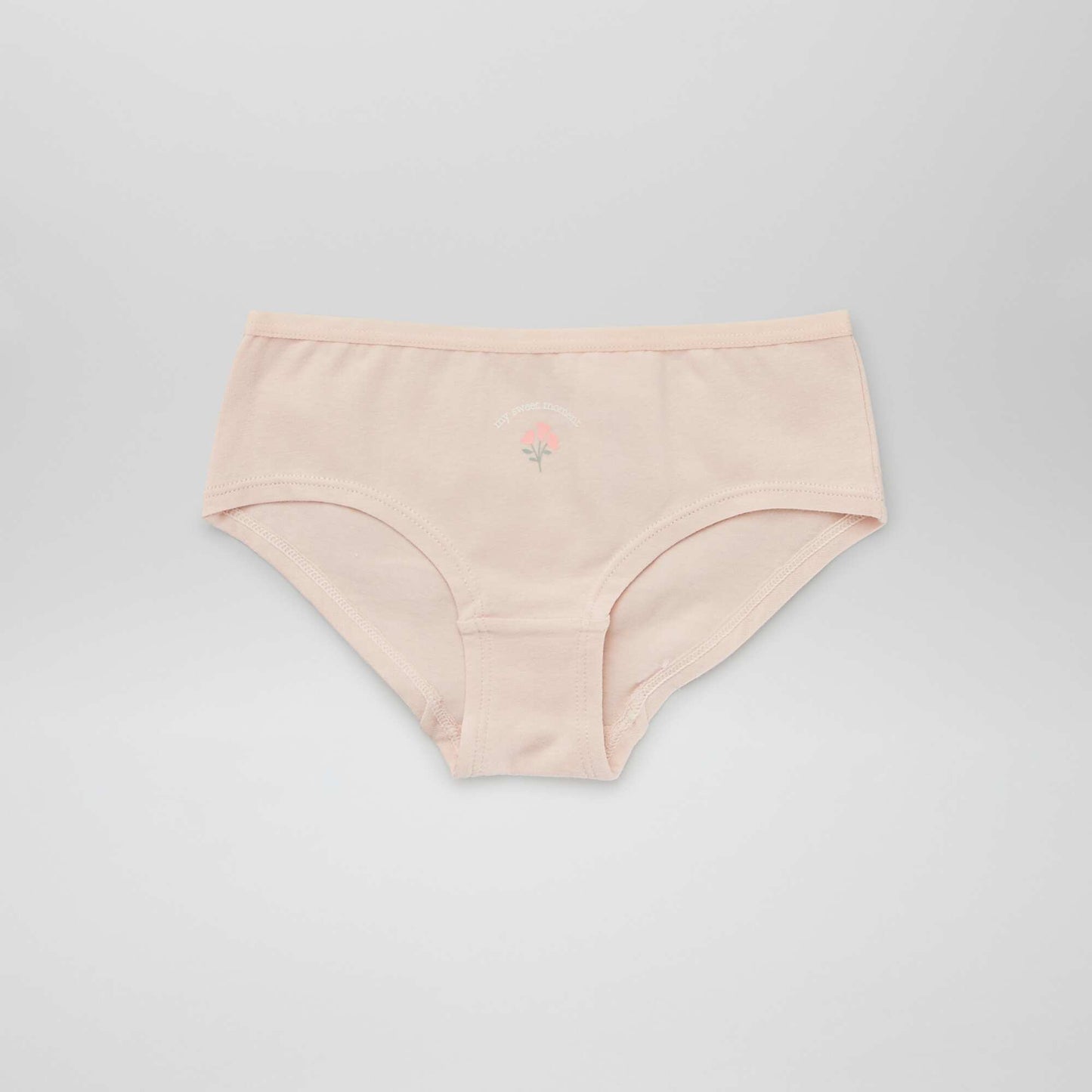 Lot de 3 shorties fleuris Blanc/rose