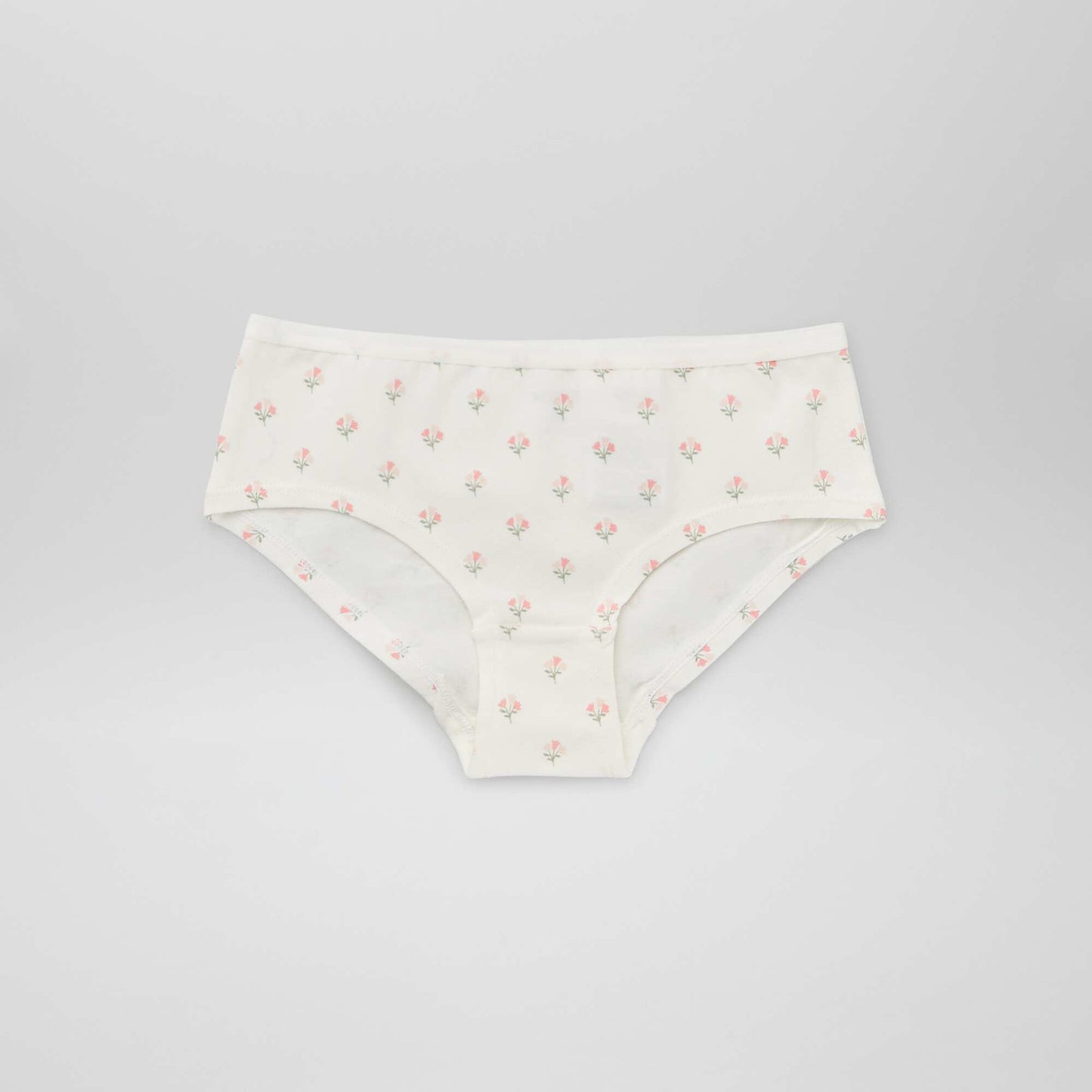 Lot de 3 shorties fleuris Blanc/rose