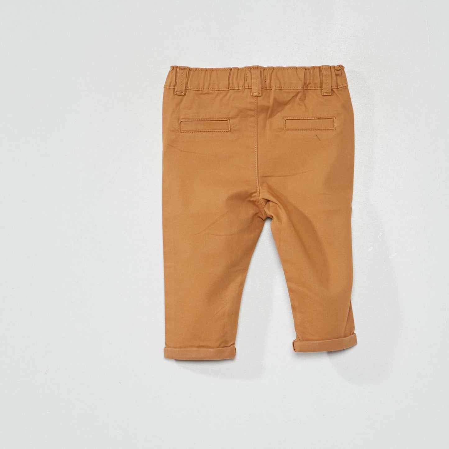Pantalon chino uni camel