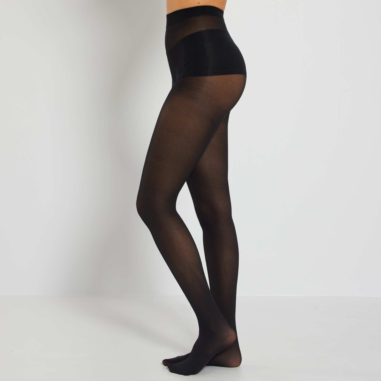 Lot 2 paires de collants 40D noir