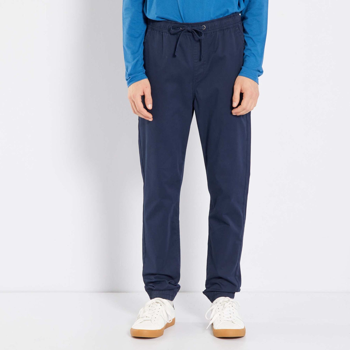 Pantalon esprit jogger bleu marine