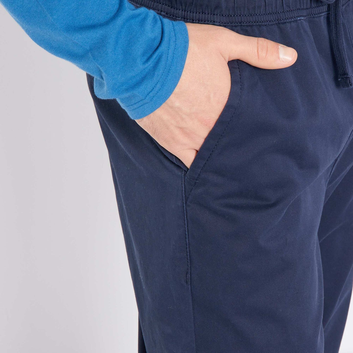 Pantalon esprit jogger bleu marine