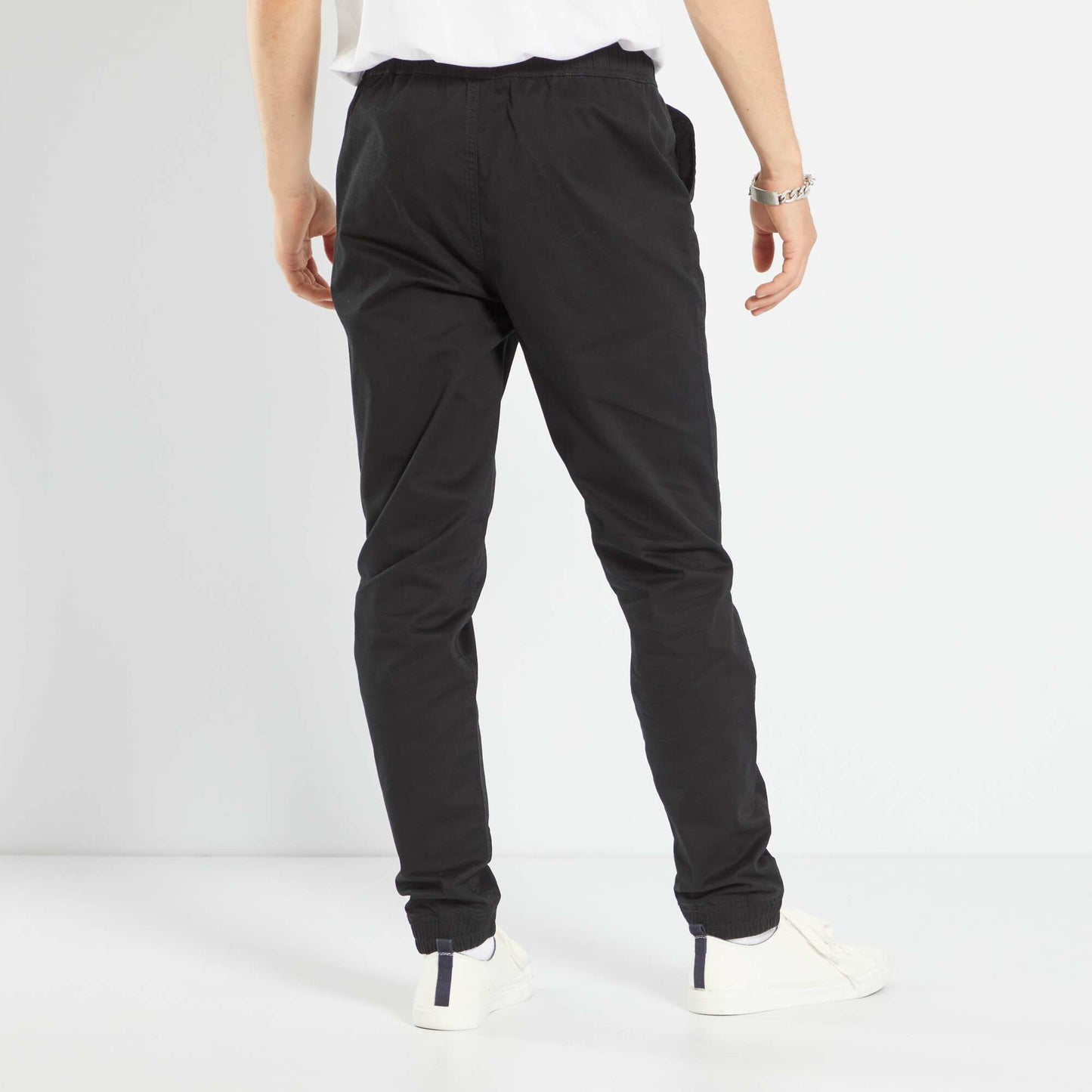 Pantalon esprit jogger noir