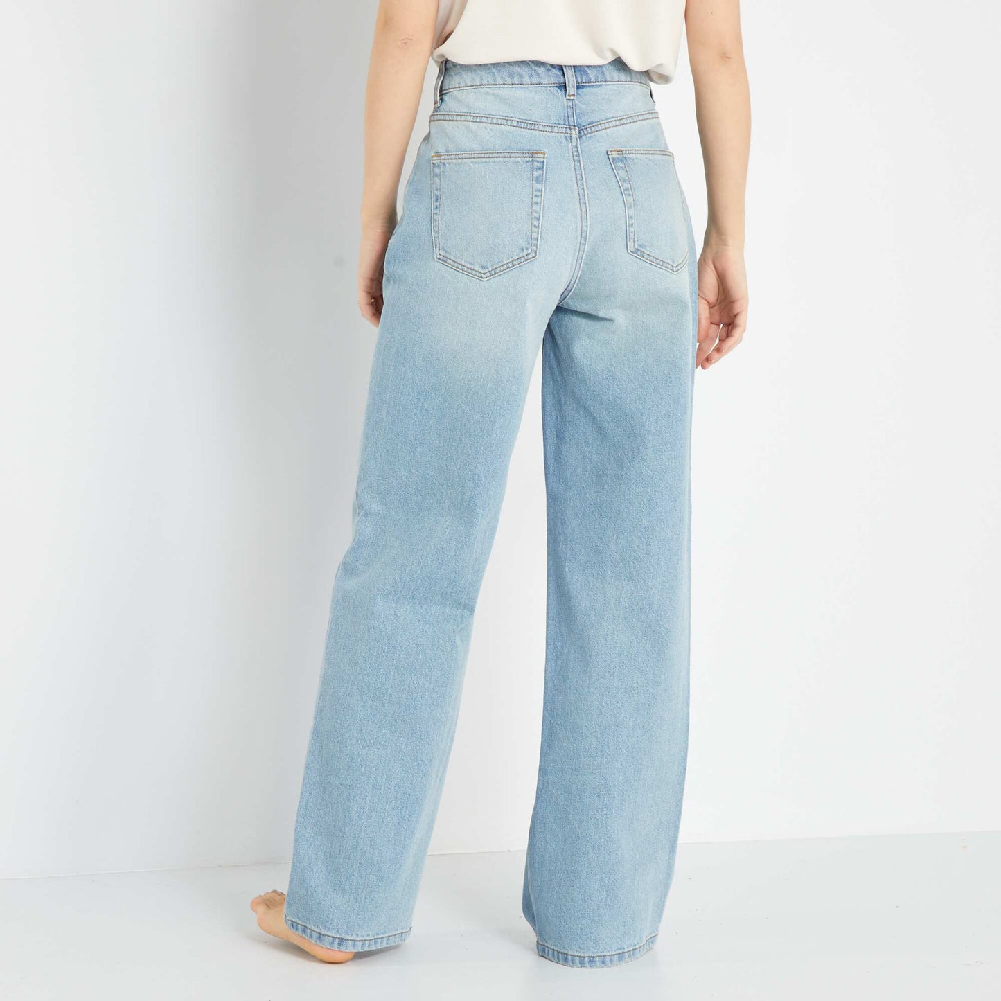 Jean wide leg - L30 Triple stone