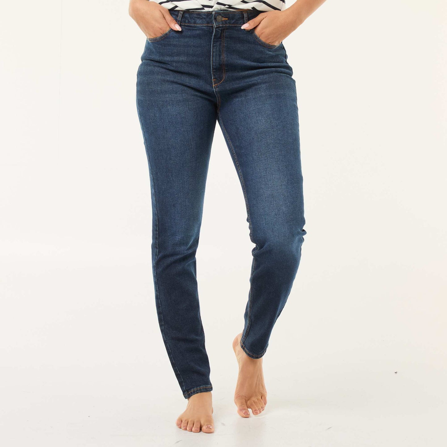 Pantalon slim en denim - L30 BRUT