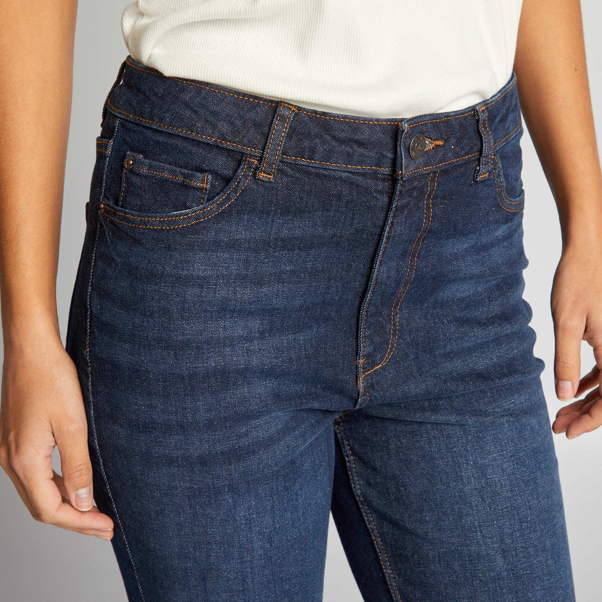 Pantalon slim en denim - L30 BRUT