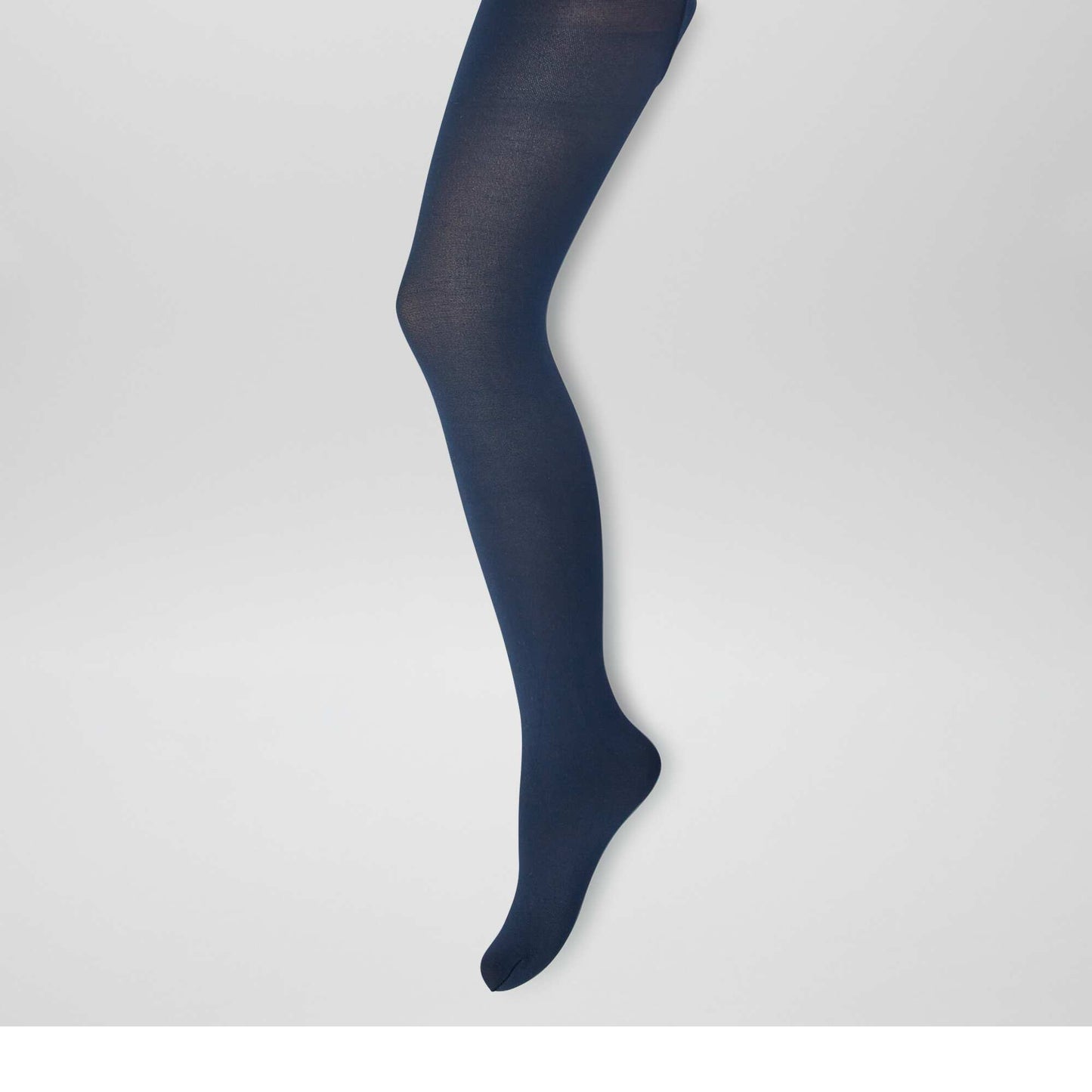 Lot de 2 paires de collants opaques Bleu