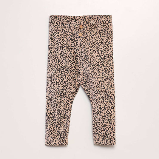 Legging long à motif Léopard