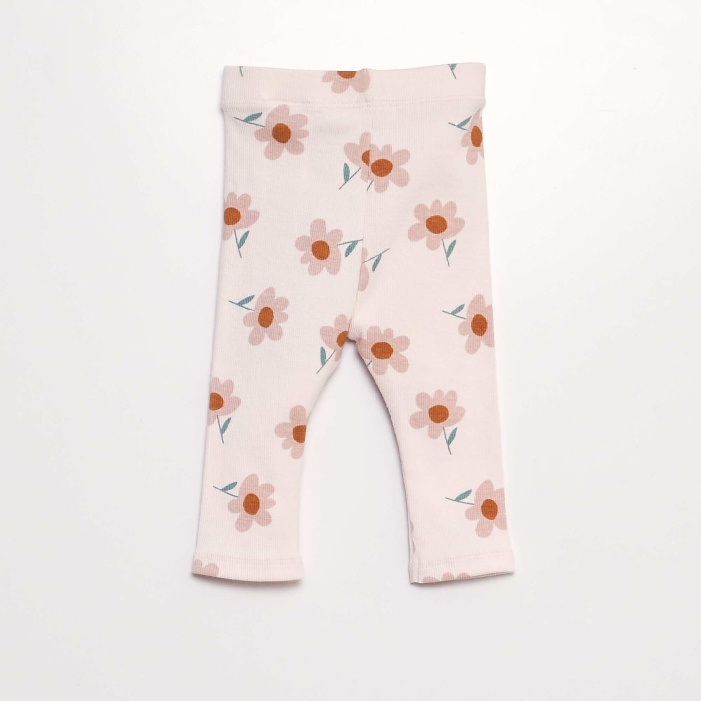 Legging long à motif Rose clair